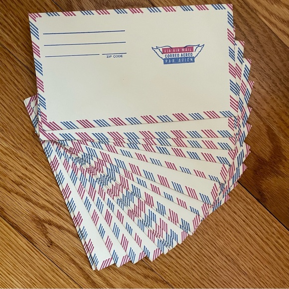 ⭐️FWP Vintage Airmail Envelopes - set of 20 - new and unused - Picture 4 of 4